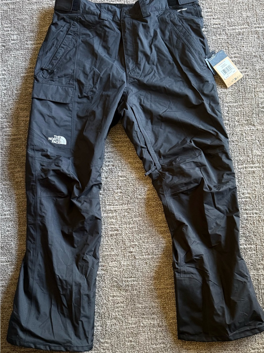 The North Face Men's Black Waterproof Outdoor Ski Pants